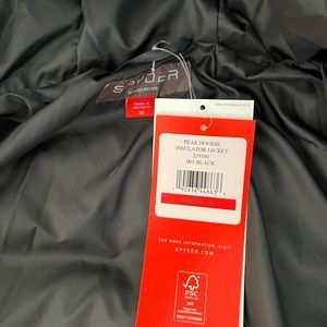 Spyder winter jacket- new with tags